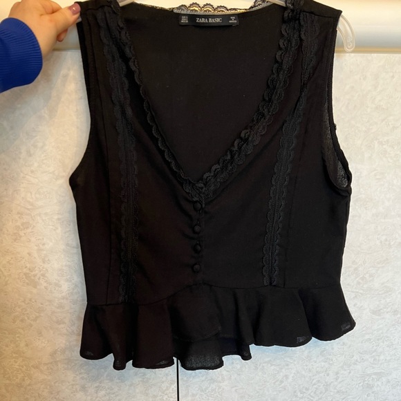 Zara Tops - Black Zara Peplum Top